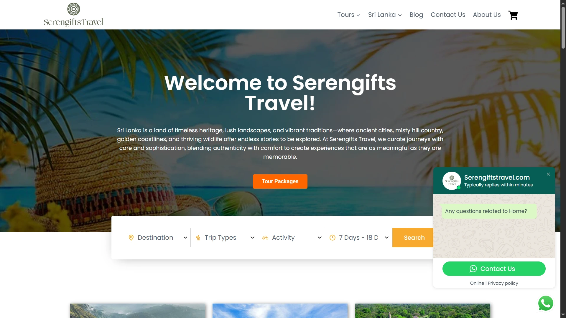 Tourism Website